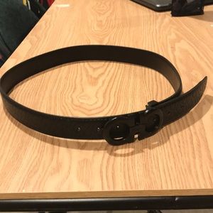 Black Ferragamo Belt